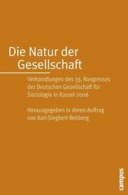 Cover von Die Natur der Gesellschaft