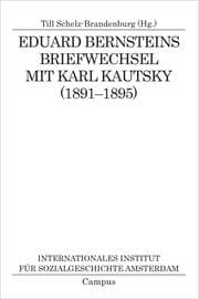 Cover von Eduard Bernsteins Briefwechsel mit Karl Kautsky (1891-1895)