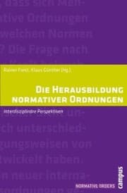 Cover von Die Herausbildung normativer Ordnungen