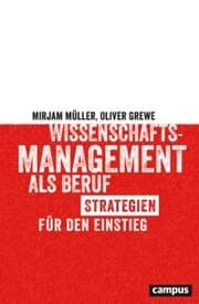 Cover von Wissenschaftsmanagement als Beruf