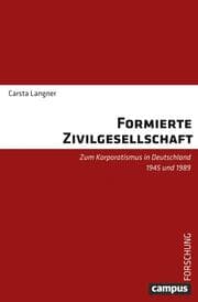 Cover von Formierte Zivilgesellschaft