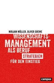 Cover von Wissenschaftsmanagement als Beruf