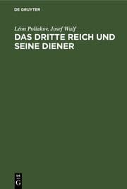 Cover von Das Dritte Reich und seine Diener