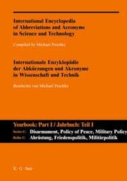 Cover von International Encyclopedia of Abbreviations and Acronyms in Science and Technology A-Z