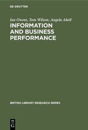 Cover von Information and Business Performance
