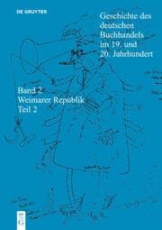 Cover von Geschichte des deutschen Buchhandels im 19. und 20. Jahrhundert 2