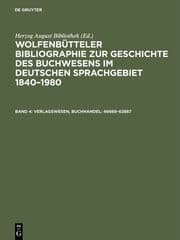 Cover von Verlagswesen, Buchhandel: 46669-63887