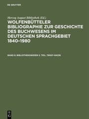 Cover von Bibliothekswesen 2. Teil: 79007-94236
