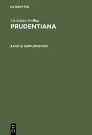 Cover von Supplementum