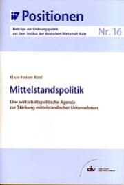 Cover von Mittelstandspolitik