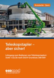 Cover von Teleskopstapler - aber sicher!