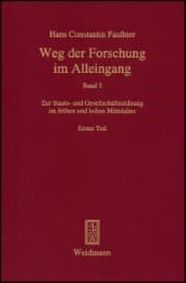 Cover von Weg der Forschung im Alleingang
