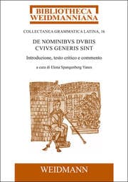 Cover von De nominibus dubiis cuius generis sint
