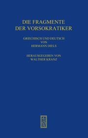 Cover von Die Fragmente der Vorsokratiker 2