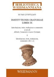 Cover von M. Fabi Quintiliani Institutionis oratoriae liber IX