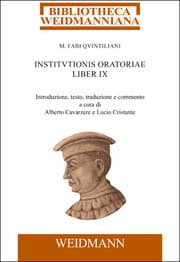 Cover von M. Fabi Quintiliani Institutionis oratoriae liber IX
