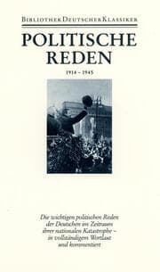 Cover von Politische Reden in vier Bänden