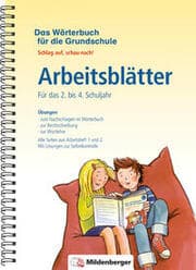 Cover von Das Wörterbuch für die Grundschule - Arbeitsblätter, Klasse 2 - 4