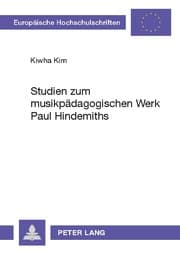 Cover von Studien zum musikpädagogischen Werk Paul Hindemiths