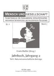 Cover von Jahrbuch für Sozialmedizin, Sozialpsychiatrie, medizinische Anthropologie und philosophische Reflexionen, Jahrgang 2