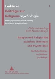 Cover von Religion und Religiosität zwischen Theologie und Psychologie