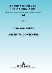 Cover von Absentia consensus