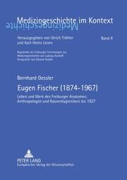 Cover von Eugen Fischer (1874-1967)