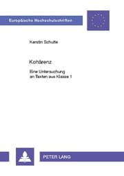 Cover von Kohärenz
