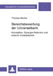 Cover von Bereichsbewertung der Universalbank