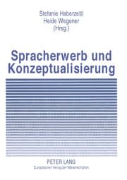 Cover von Spracherwerb und Konzeptualisierung