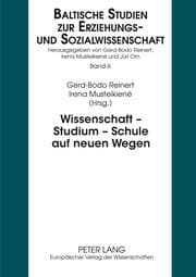 Cover von Wissenschaft - Studium - Schule auf neuen Wegen