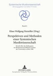 Cover von Perspektiven und Methoden einer Systemischen Musikwissenschaft