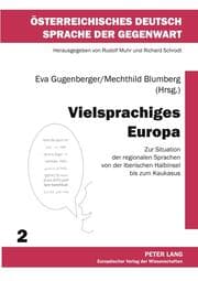 Cover von Vielsprachiges Europa