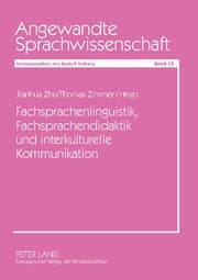 Cover von Fachsprachenlinguistik, Fachsprachendidaktik und interkulturelle Kommunikation