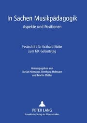 Cover von In Sachen Musikpädagogik