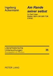 Cover von 'Am Rande seiner selbst'