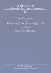 Cover von 'Schöpfung' als Grundbegriff der Theologie Rudolf Hermanns