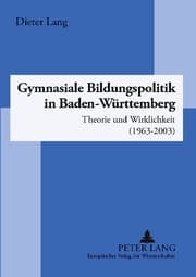 Cover von Gymnasiale Bildungspolitik in Baden-Württemberg