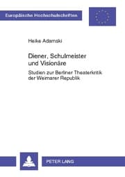 Cover von Diener, Schulmeister und Visionäre