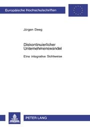 Cover von Diskontinuierlicher Unternehmenswandel