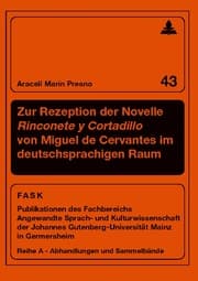 Cover von Zur Rezeption der Novelle 'Rinconete y Cortadillo' von Miguel de Cervantes im deutschsprachigen Raum
