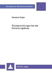 Cover von Rückabwicklungen bei der Schenkungsteuer