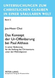 Cover von Das Konzept der Ur-Offenbarung bei Paul Althaus