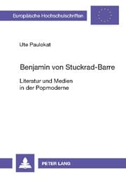 Cover von Benjamin von Stuckrad-Barre
