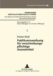 Cover von Publikumswerbung für verschreibungspflichtige Arzneimittel