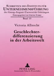Cover von Geschlechterdifferenzierung in der Arbeitswelt