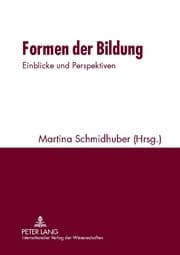 Cover von Formen der Bildung