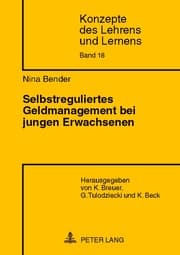 Cover von Selbstreguliertes Geldmanagement bei jungen Erwachsenen