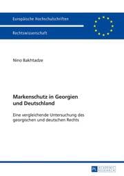 Cover von Markenschutz in Georgien und Deutschland