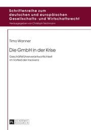 Cover von Die GmbH in der Krise